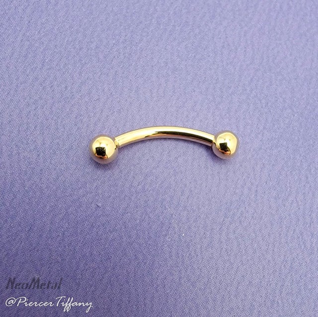 Neometal curved barbell store